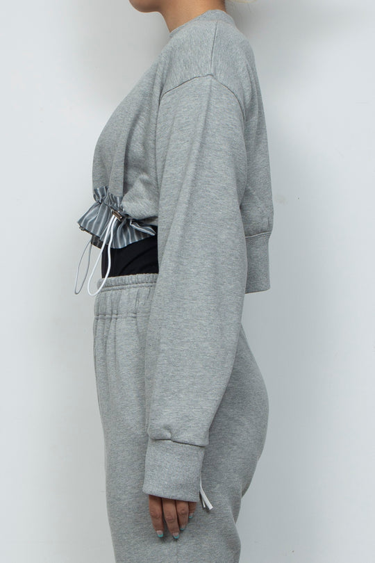 260213 SHORT TOPS GRAY