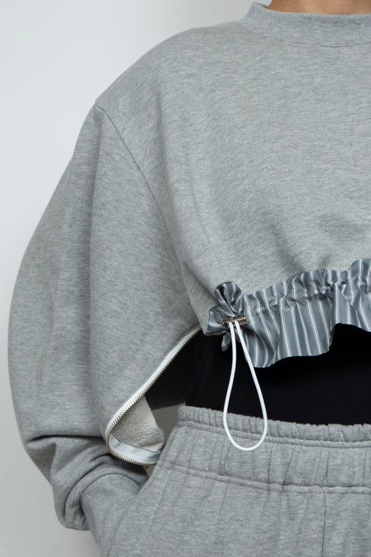260213 SHORT TOPS GRAY
