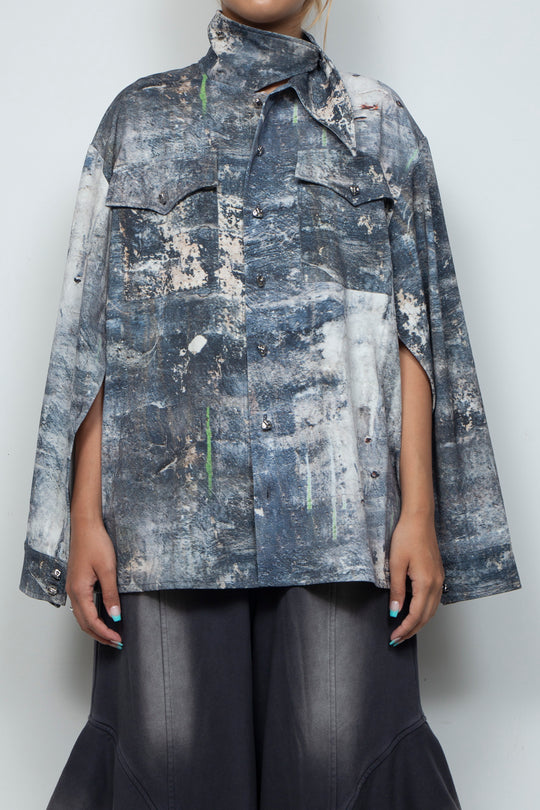 Urban Rusts Sabi Denim Shirt Navy