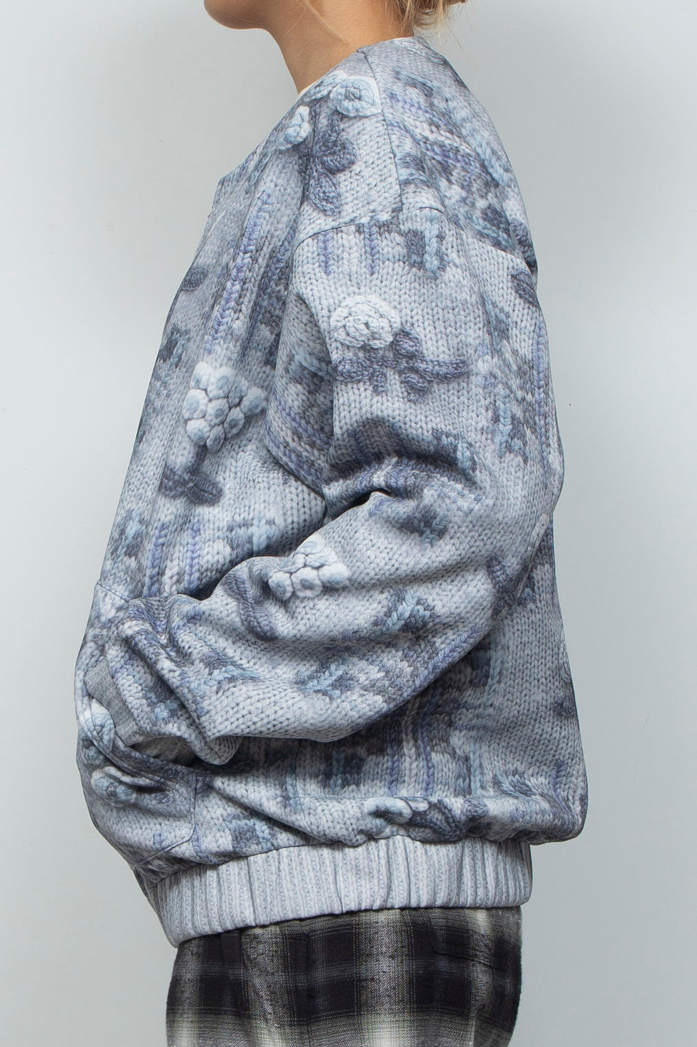 Printed Zip Blouson