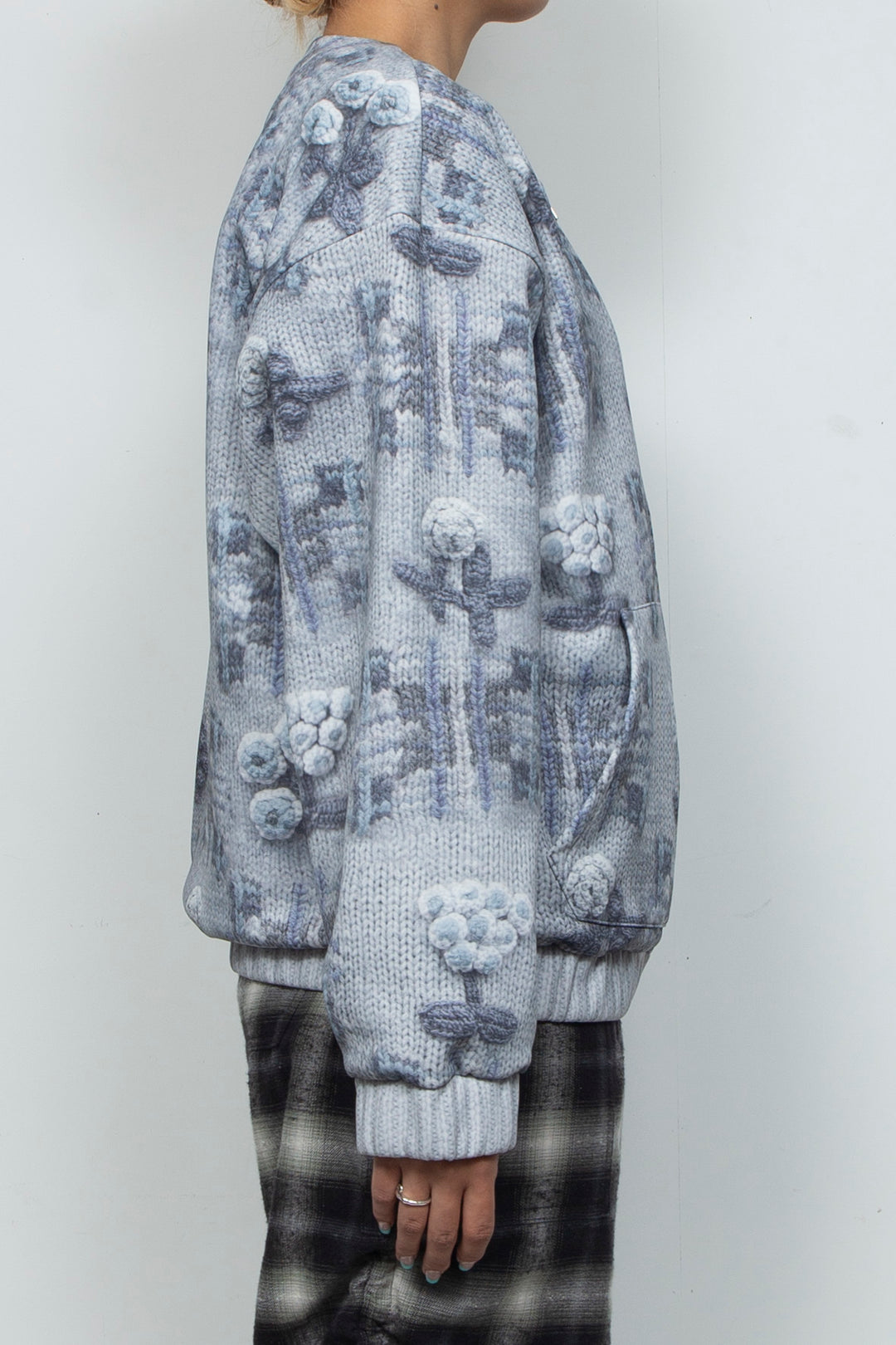 Printed Zip Blouson