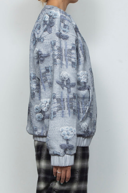 Printed Zip Blouson