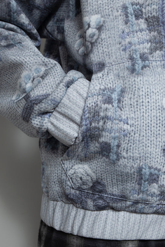 Printed Zip Blouson