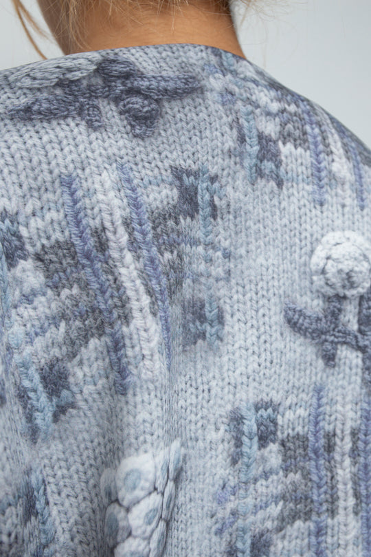 Printed Zip Blouson