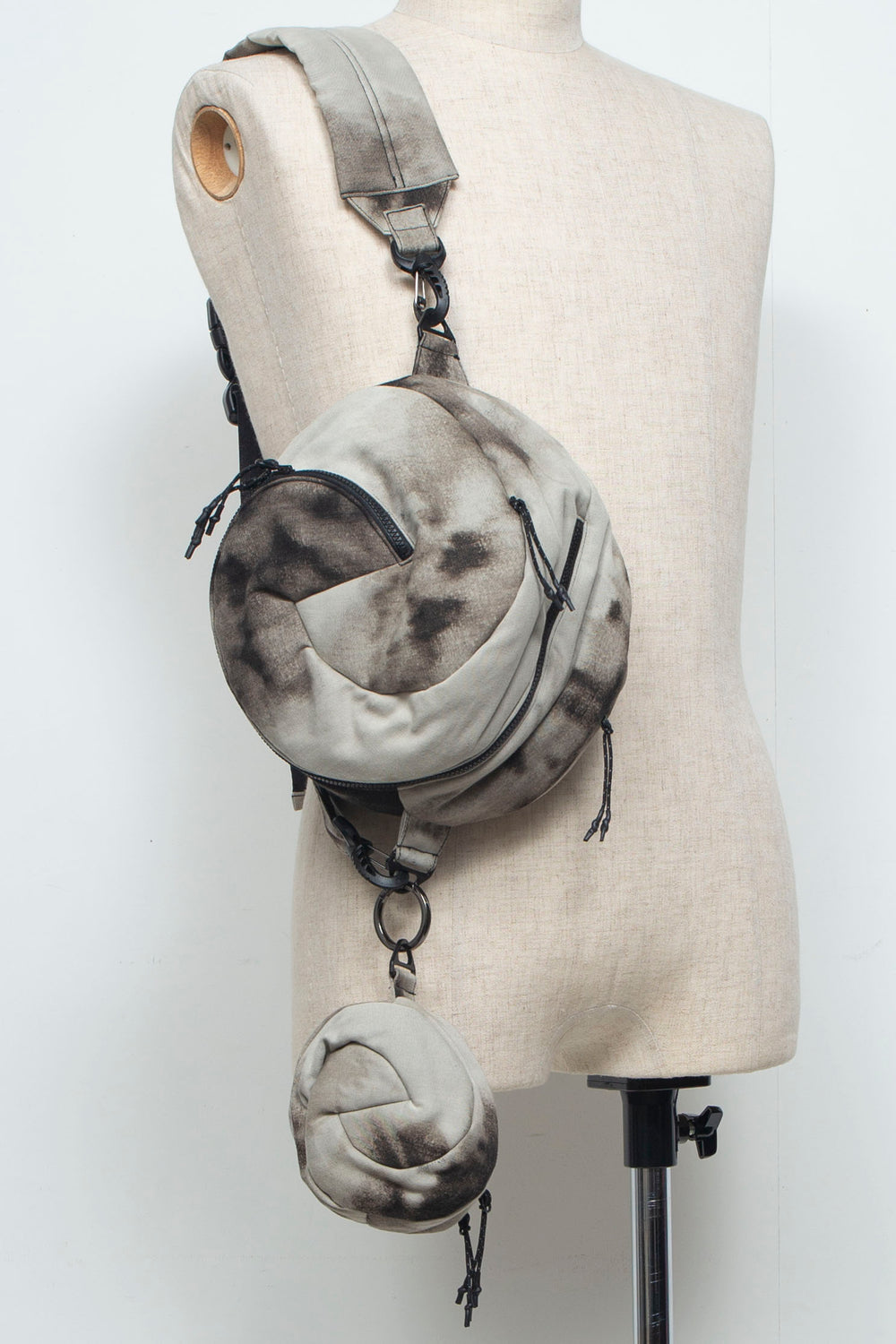 LB26AW-BAG01-MORB BLACK BLEACHED