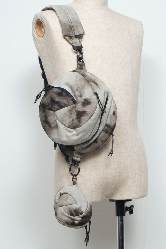 LB26AW-BAG01-MORB BLACK BLEACHED