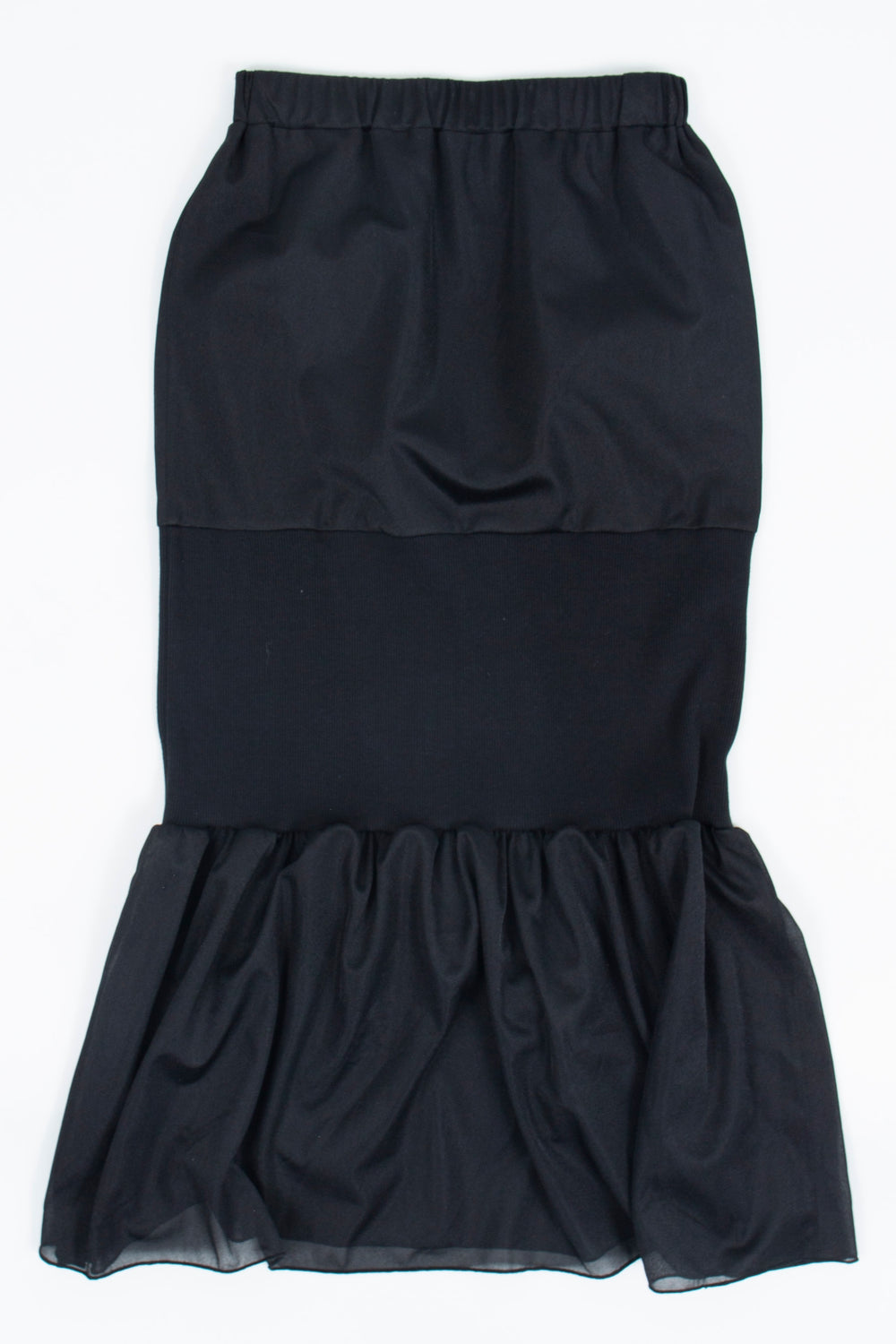 Sheer Mermaid Skirt Black
