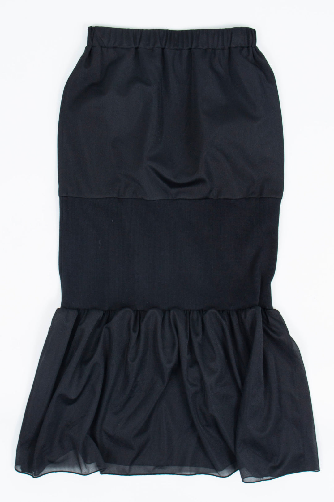 Sheer Mermaid Skirt Black