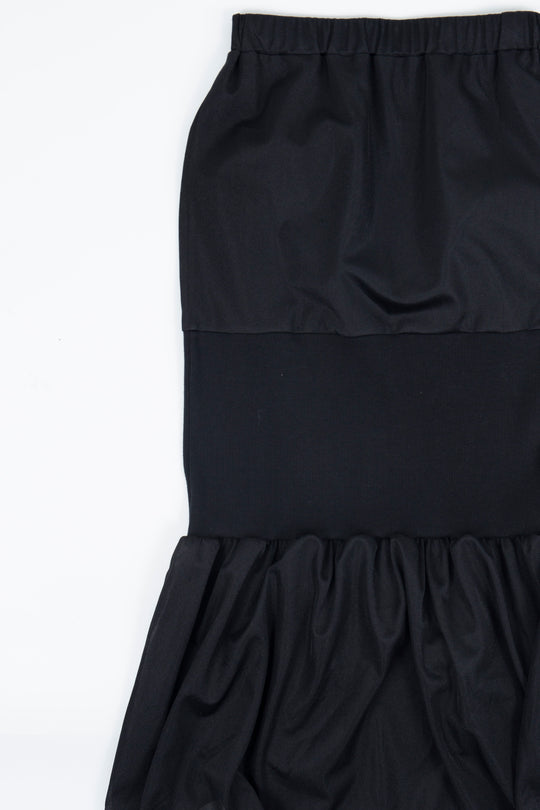 Sheer Mermaid Skirt Black