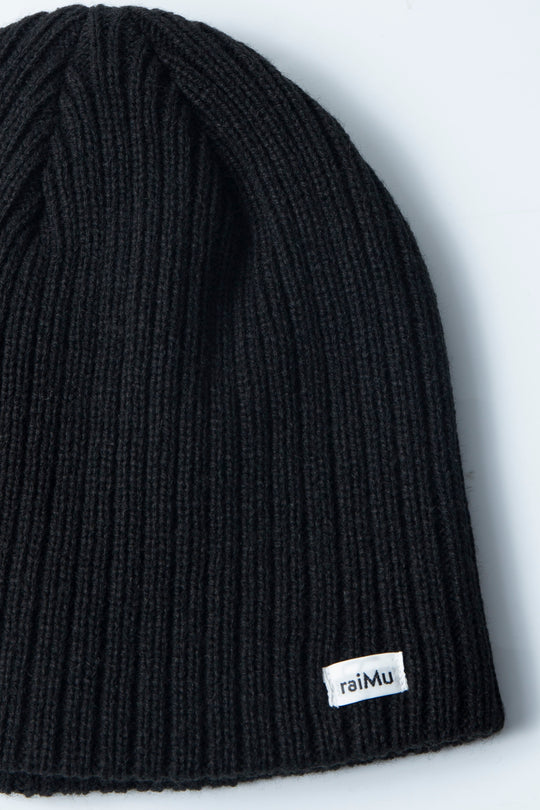 raiMu Knit Hat Black