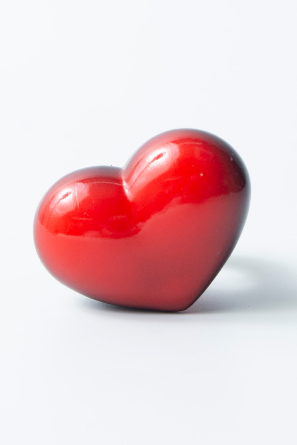 heart ring black × red 15