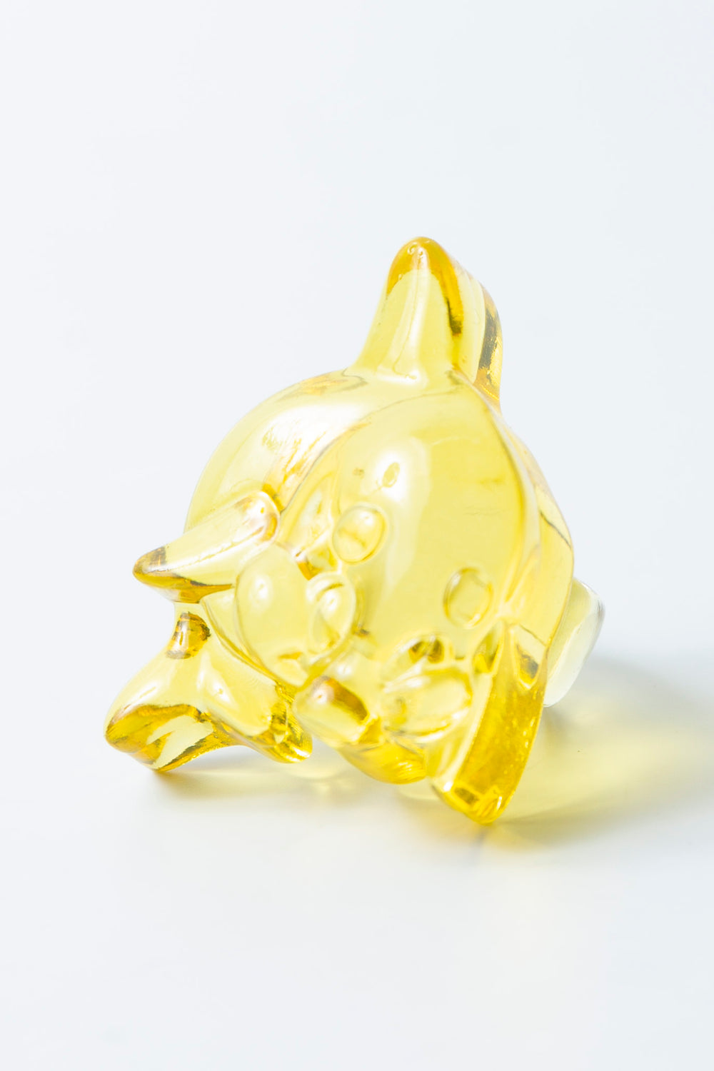 dolphin ring clear yellow 5