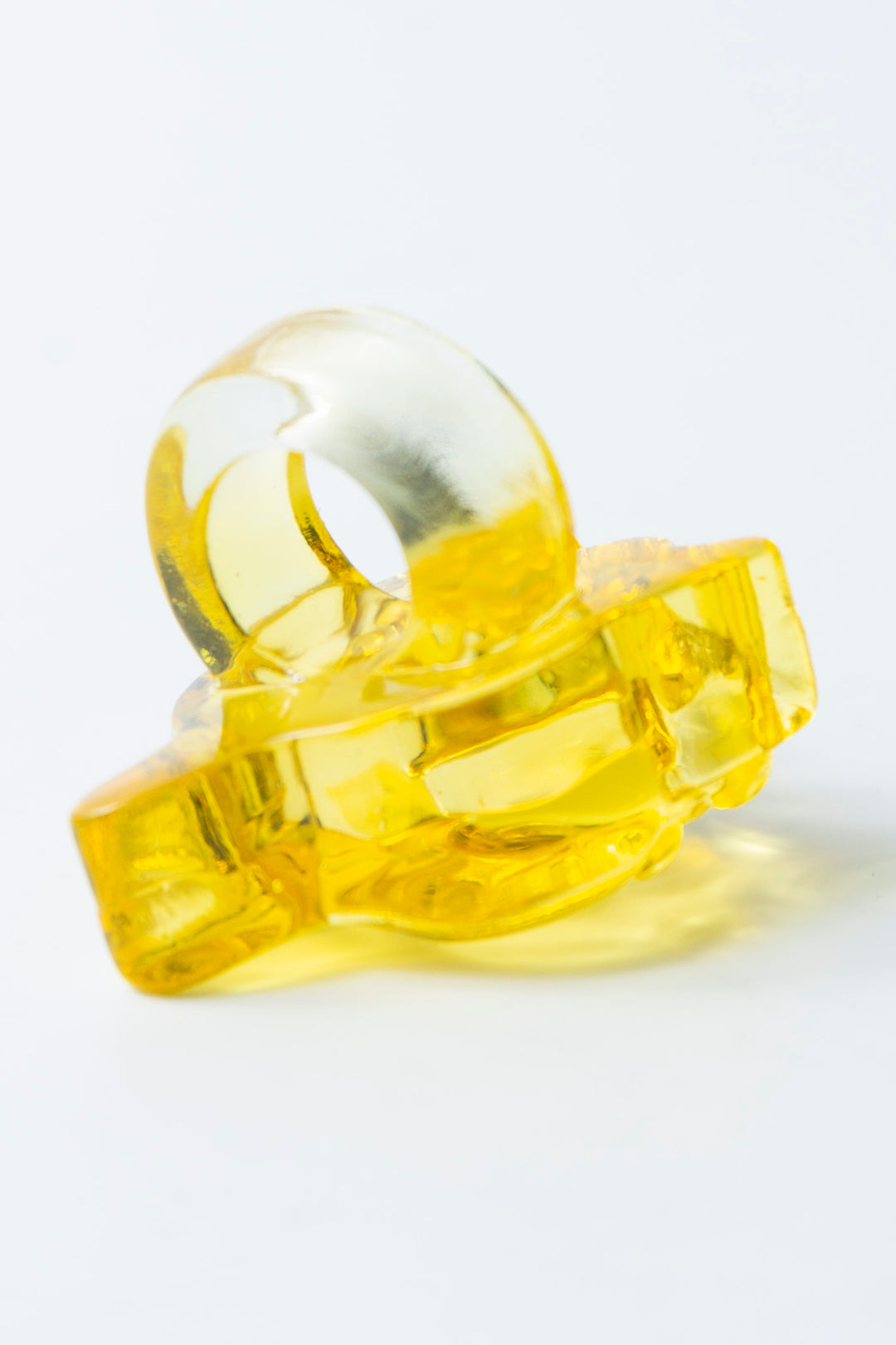 dolphin ring clear yellow 5