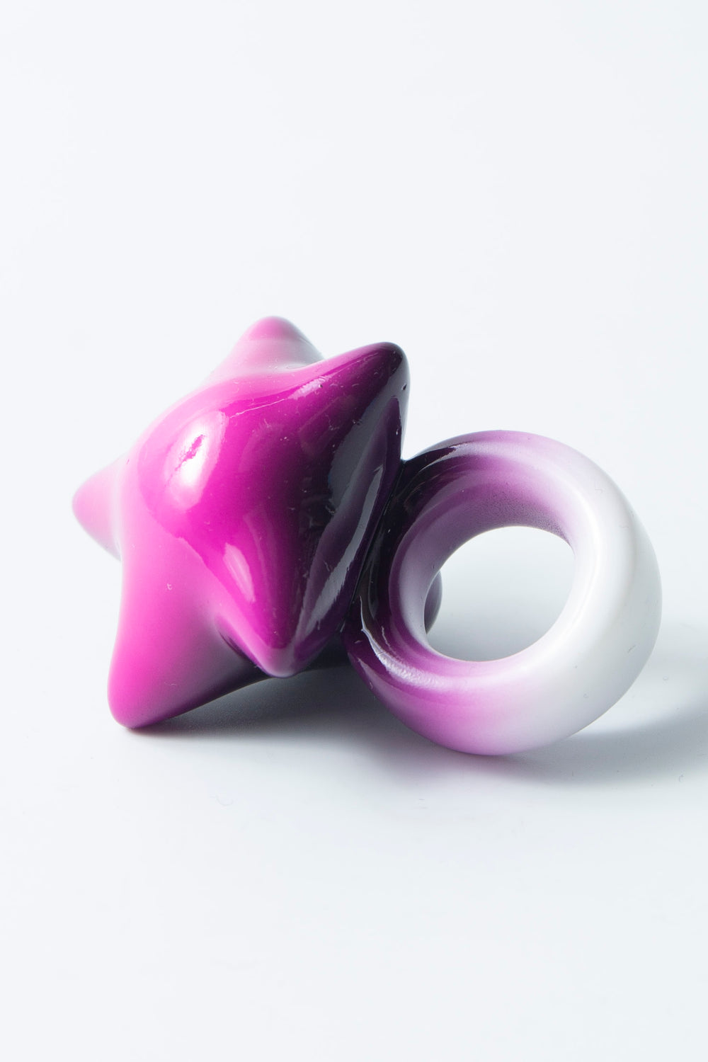 star ring black × purple 15