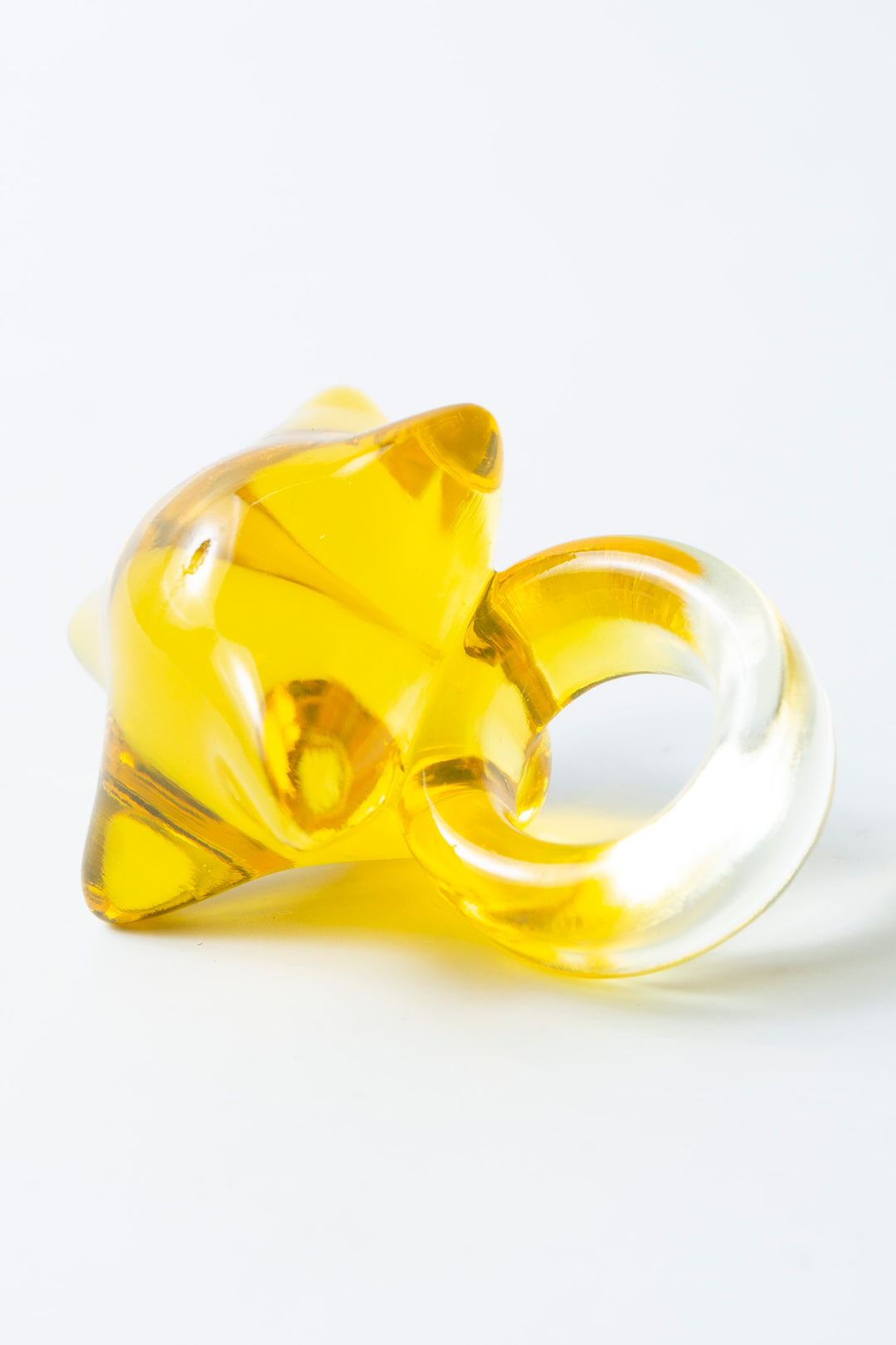 star ring clear yellow 15