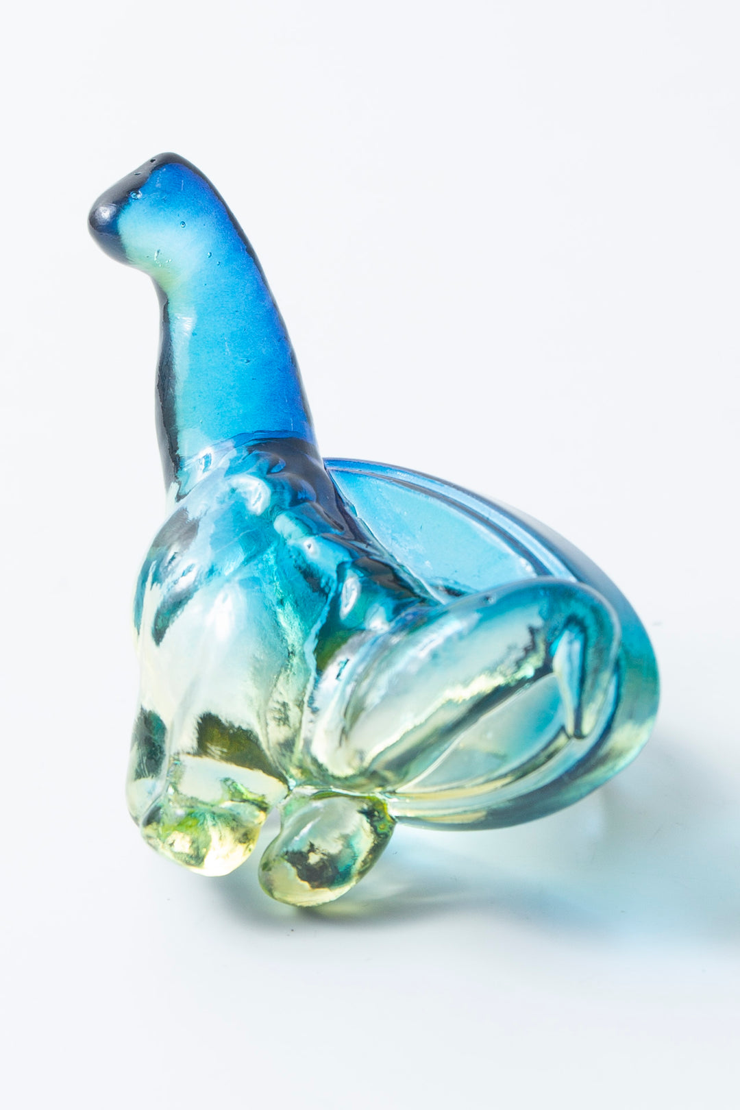 Brachiosaurus ring clear yellow × blue 10