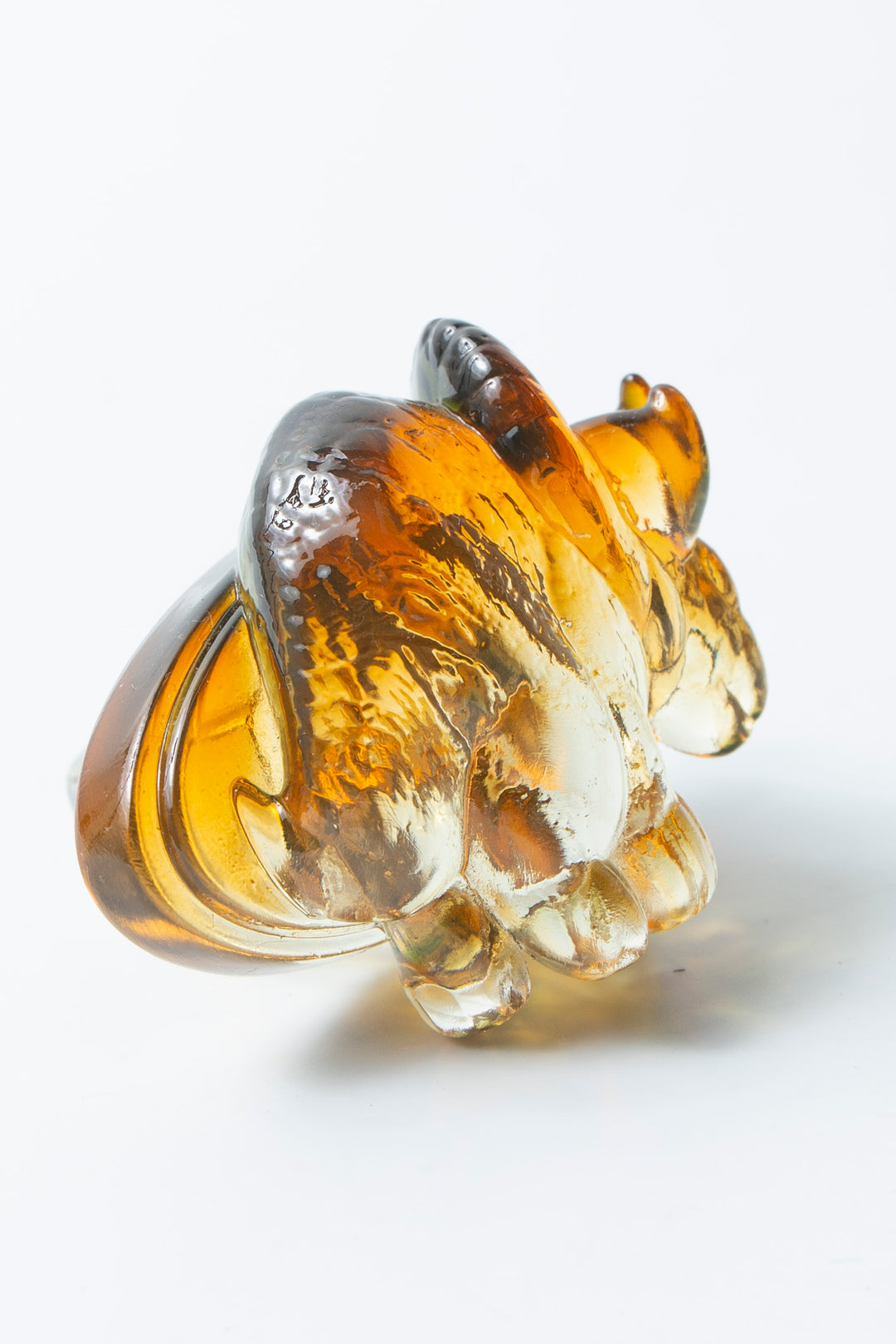 Triceratops ring clear × brown 20