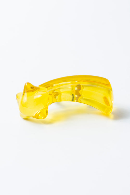 shooting star ring clear yellow 12
