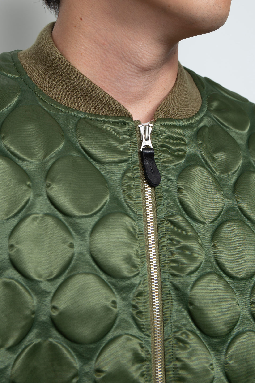 Rib Knit MA-1 Khaki