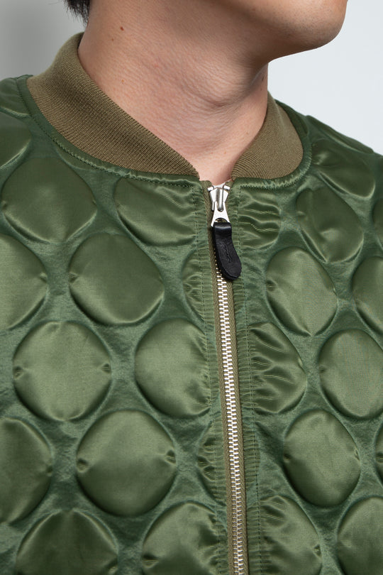 Rib Knit MA-1 Khaki