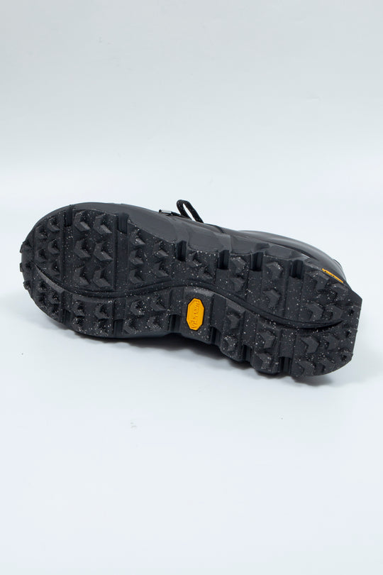STITCH WORK DOCKING LEATHER SHOES