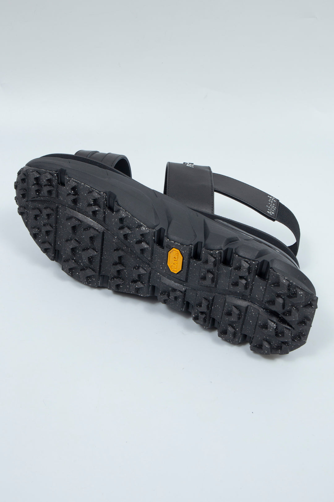 STITCH WORK DOCKING LEATHER SANDALS