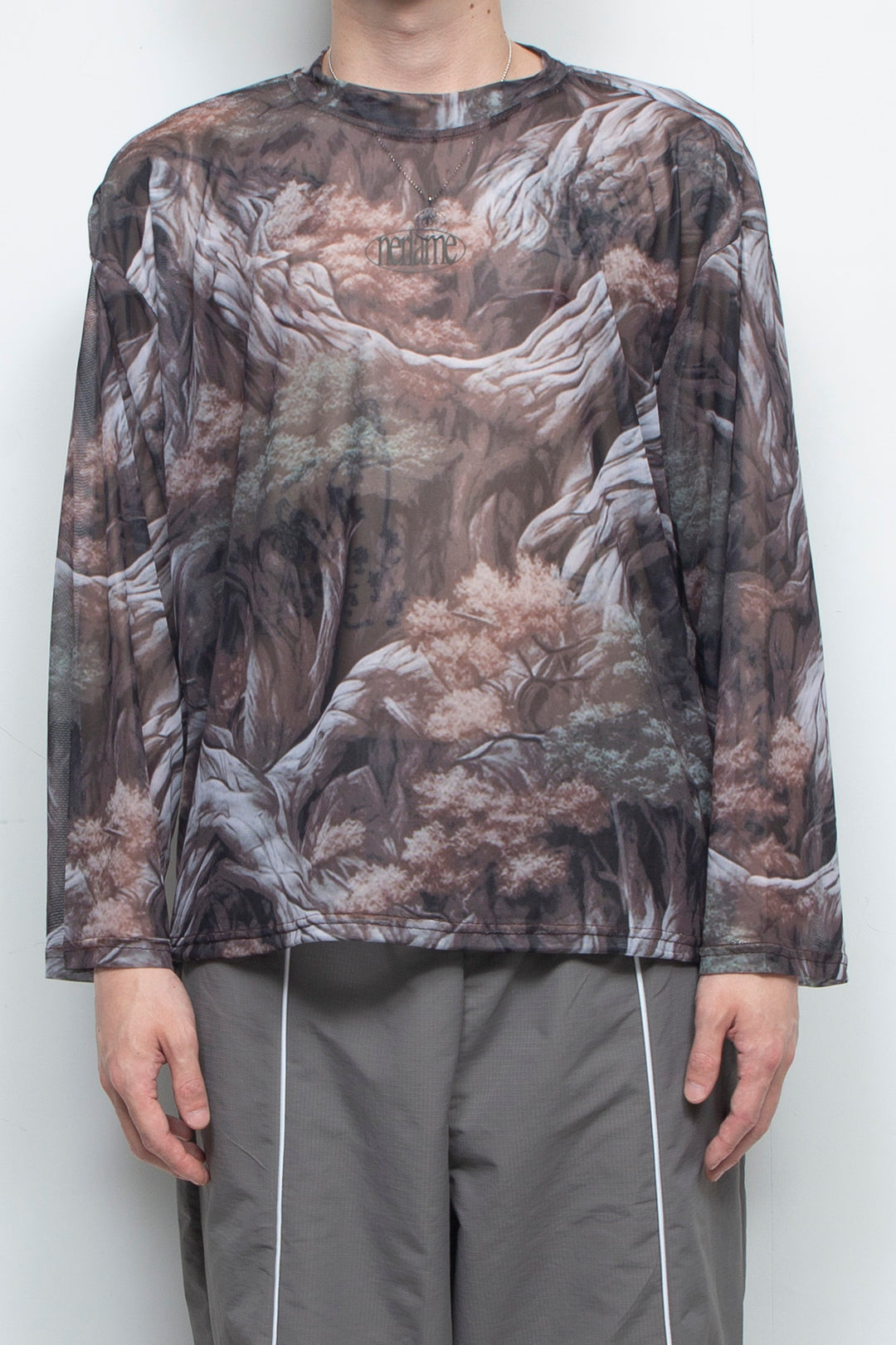 TREE CAMO MESH L/S