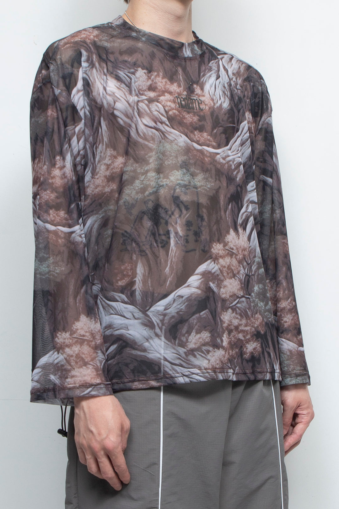TREE CAMO MESH L/S
