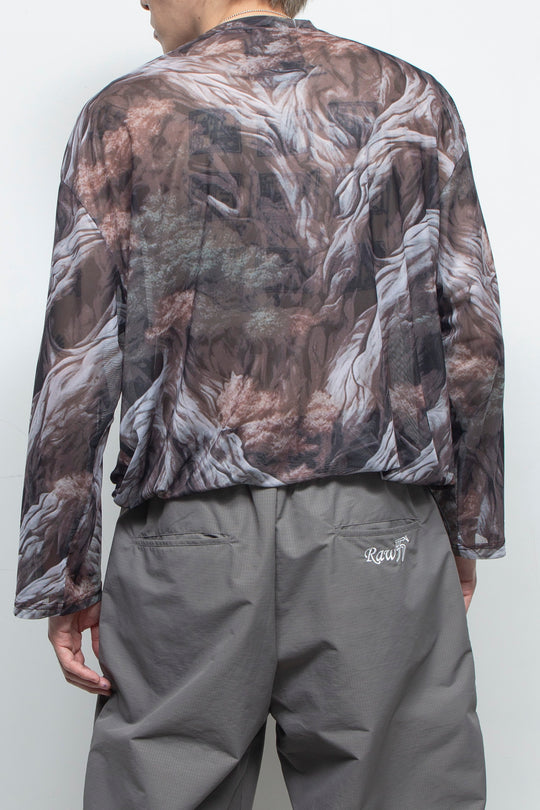 TREE CAMO MESH L/S
