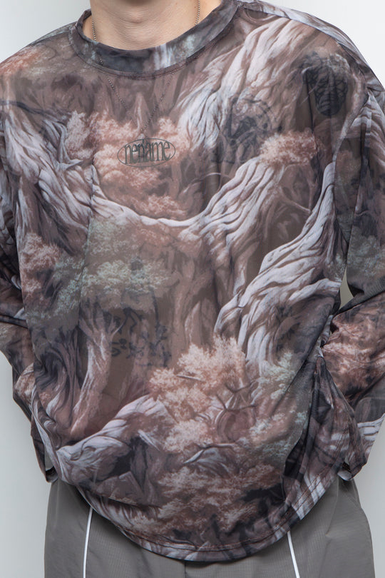 TREE CAMO MESH L/S