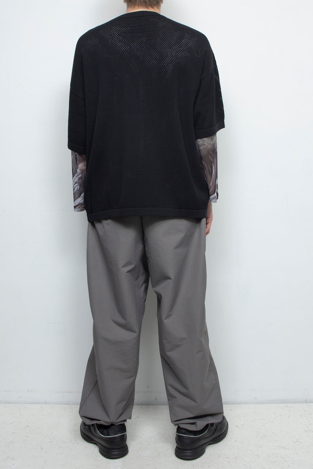 MESH KNIT TEE
