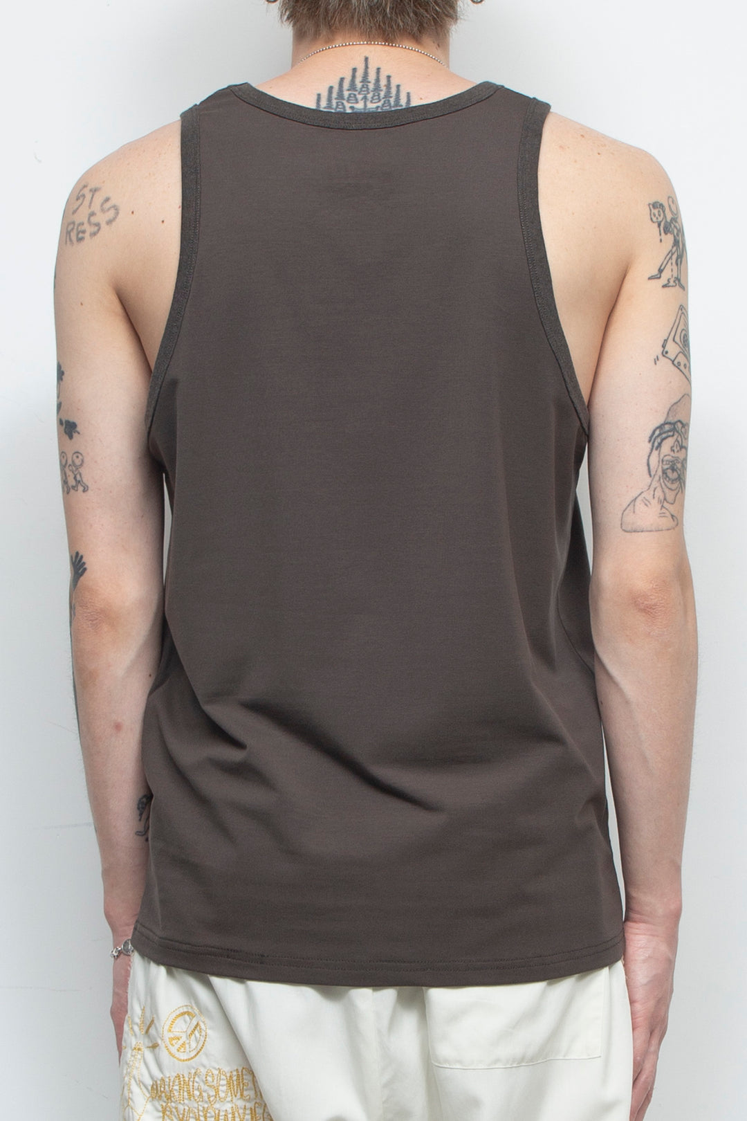 "UNDERS".02 Comfort Tank Tops BLACK