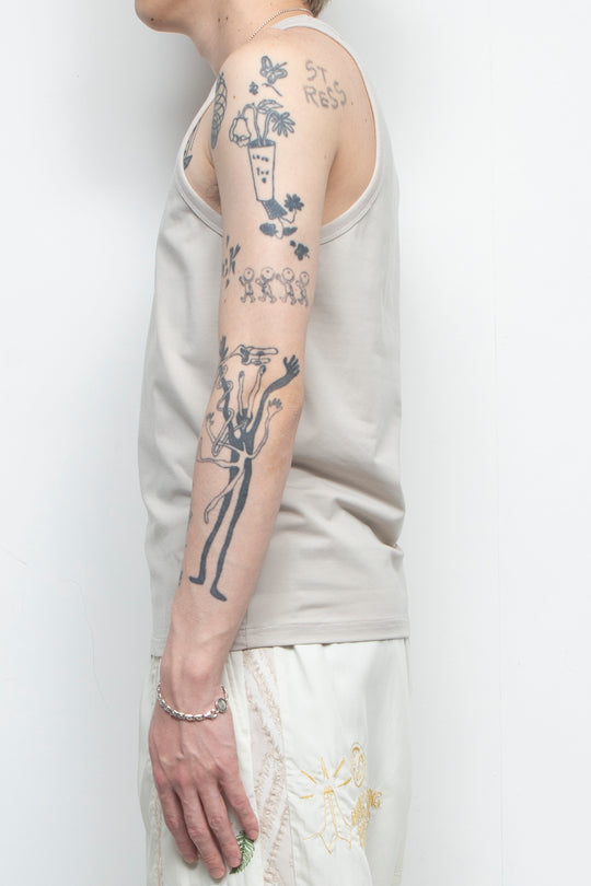 "UNDERS".02 Comfort Tank Tops GRAY