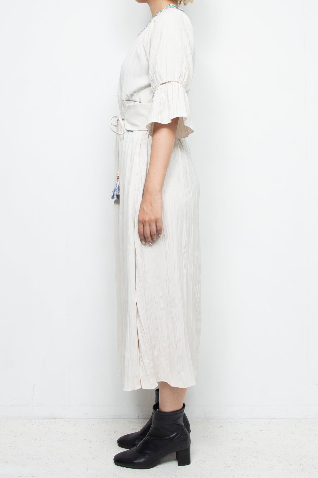 Water lily dress White