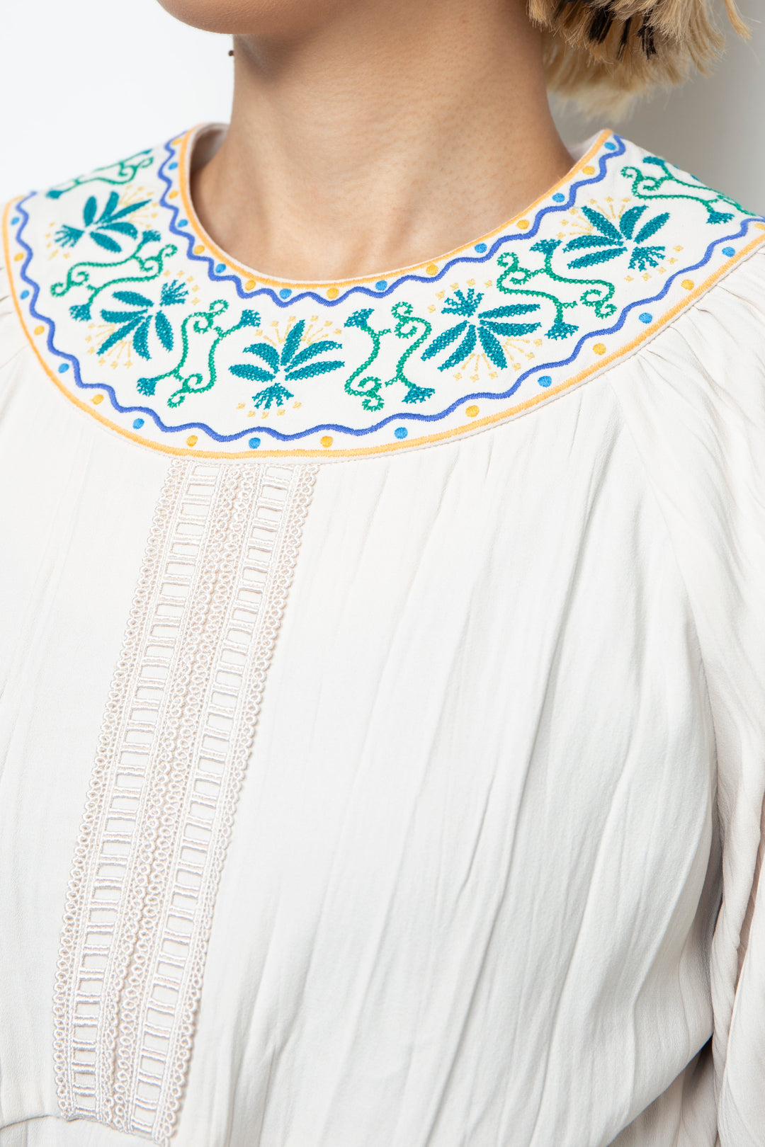 Water lily dress White