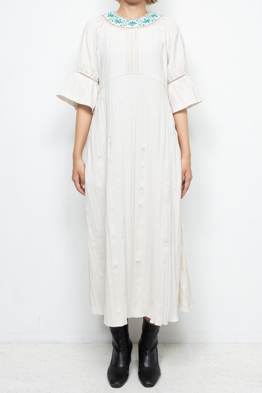 Water lily dress White