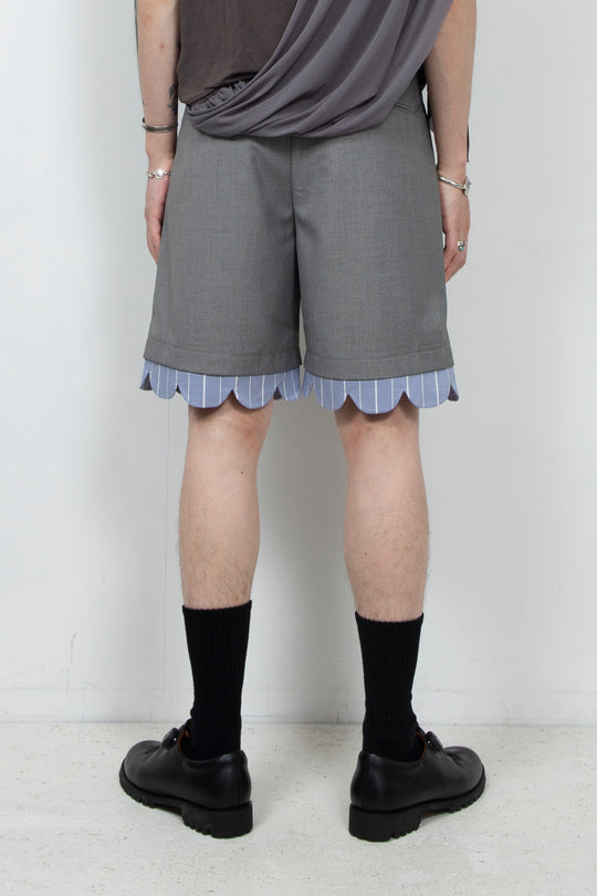 Light grey casual shorts
