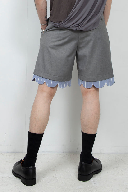 Light grey casual shorts