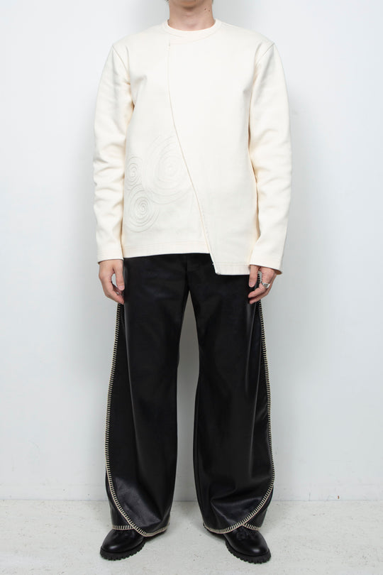 エンブロイダリーロンT Beige