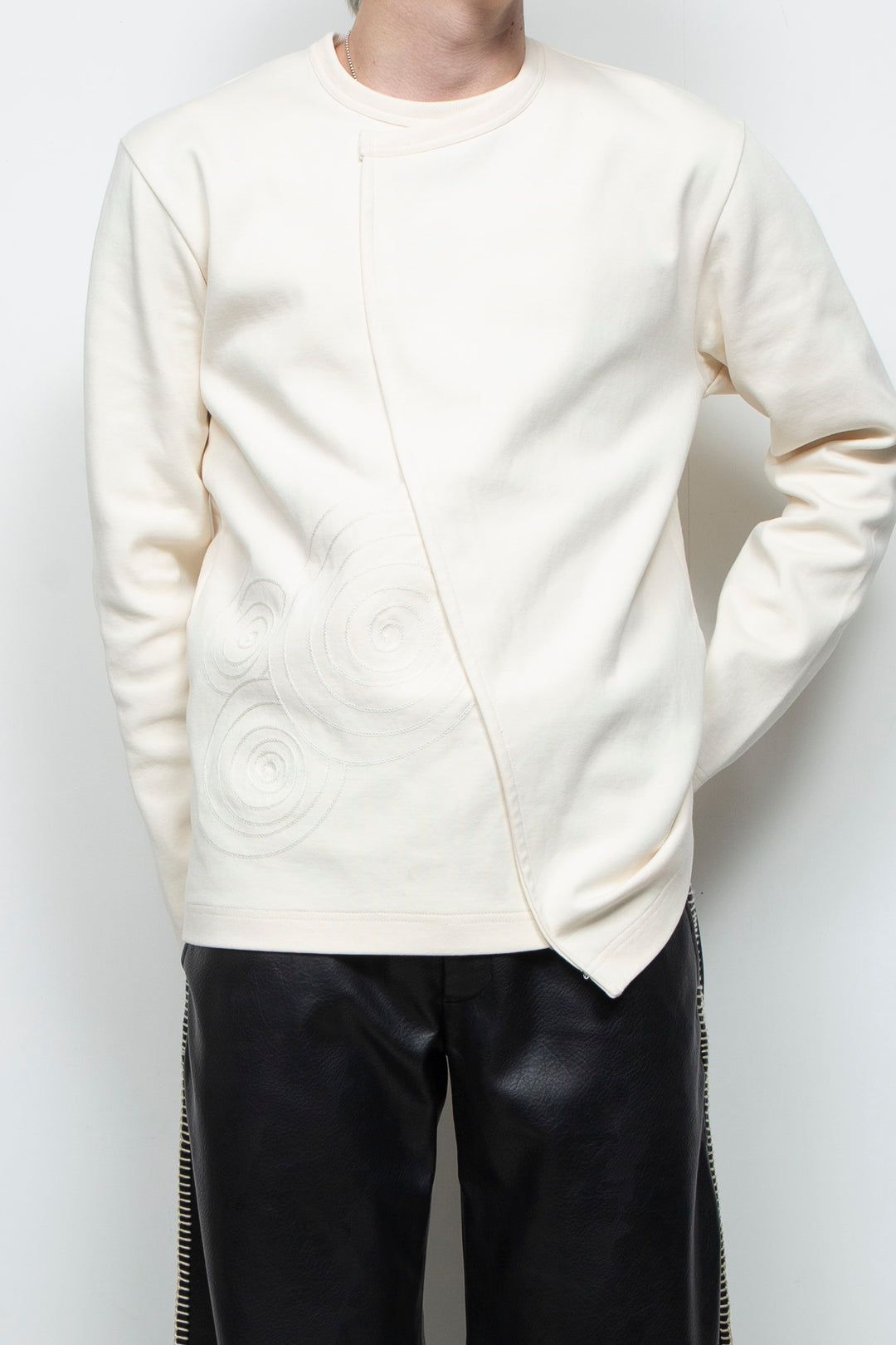 エンブロイダリーロンT Beige