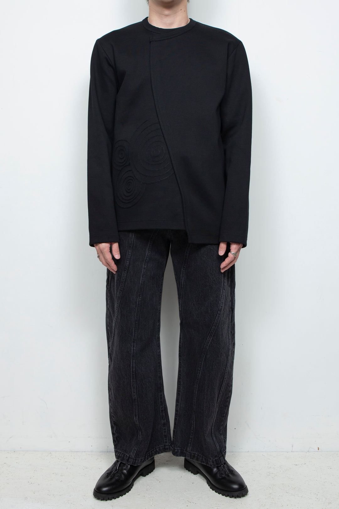 エンブロイダリーロンT Black