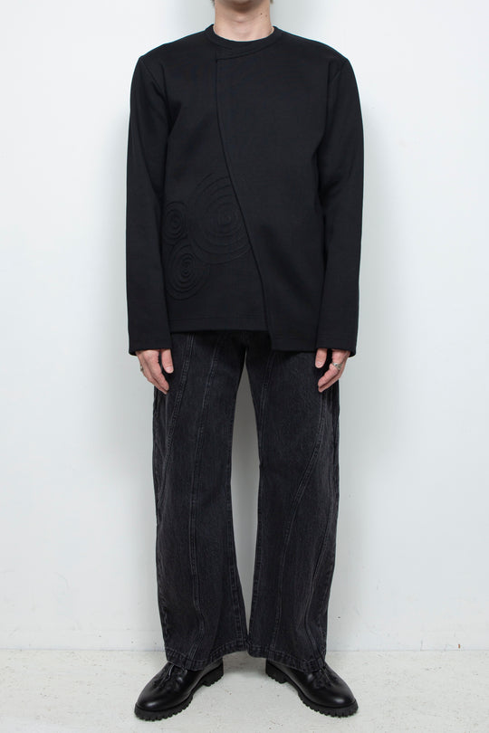 エンブロイダリーロンT Black