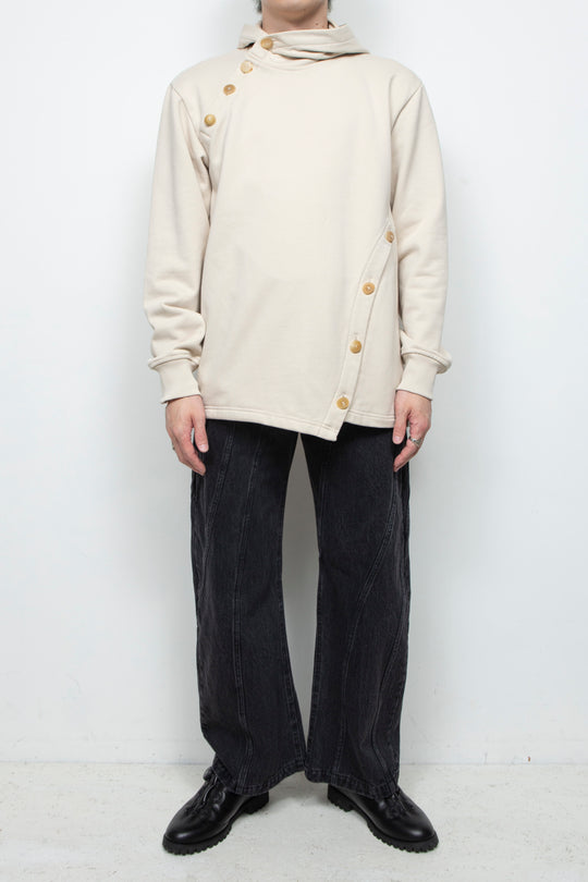 プルオーバーフーディー Beige