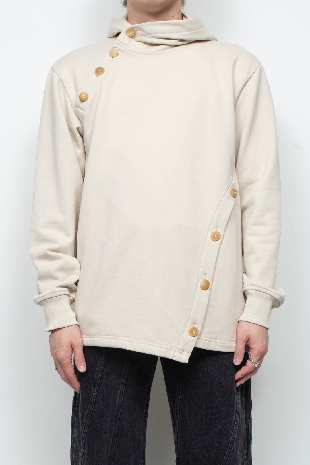 プルオーバーフーディー Beige