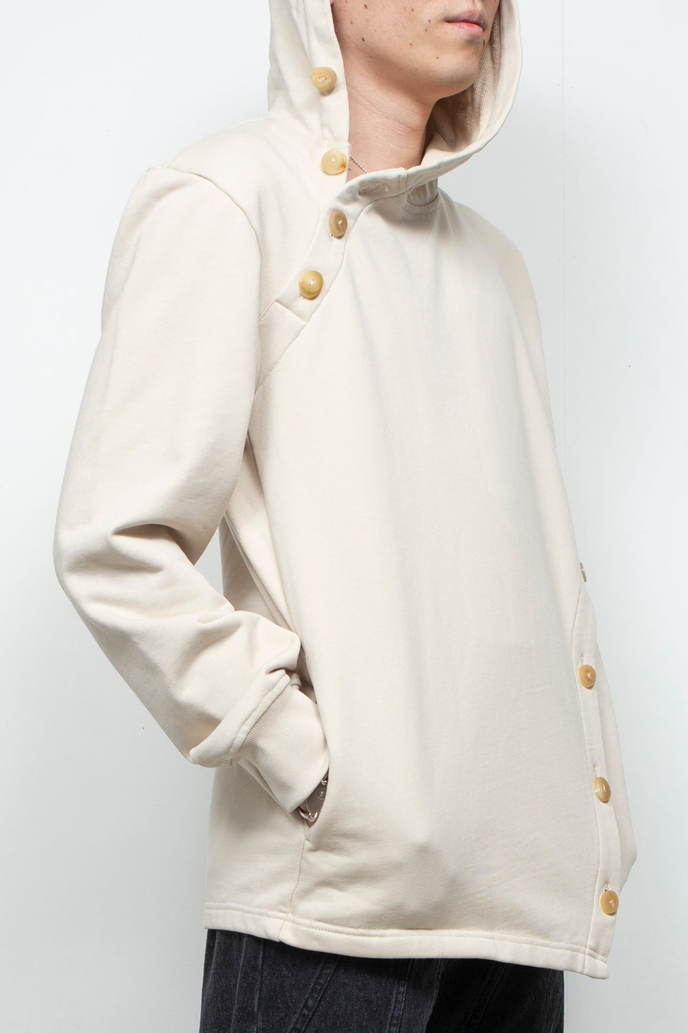 プルオーバーフーディー Beige