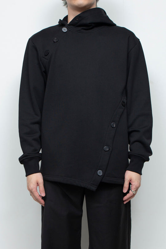 プルオーバーフーディー Black