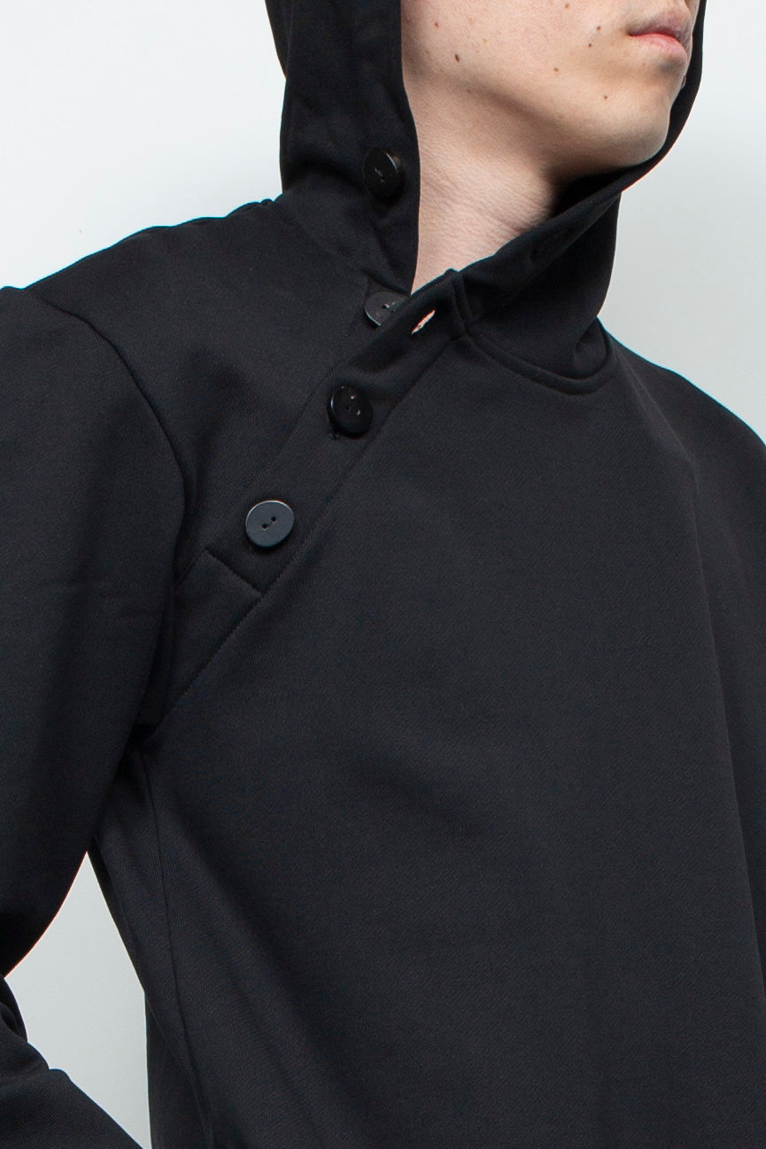 プルオーバーフーディー Black