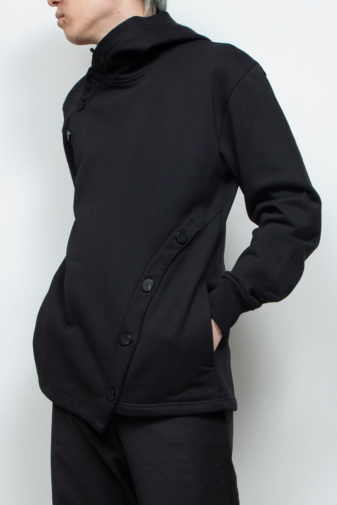 プルオーバーフーディー Black