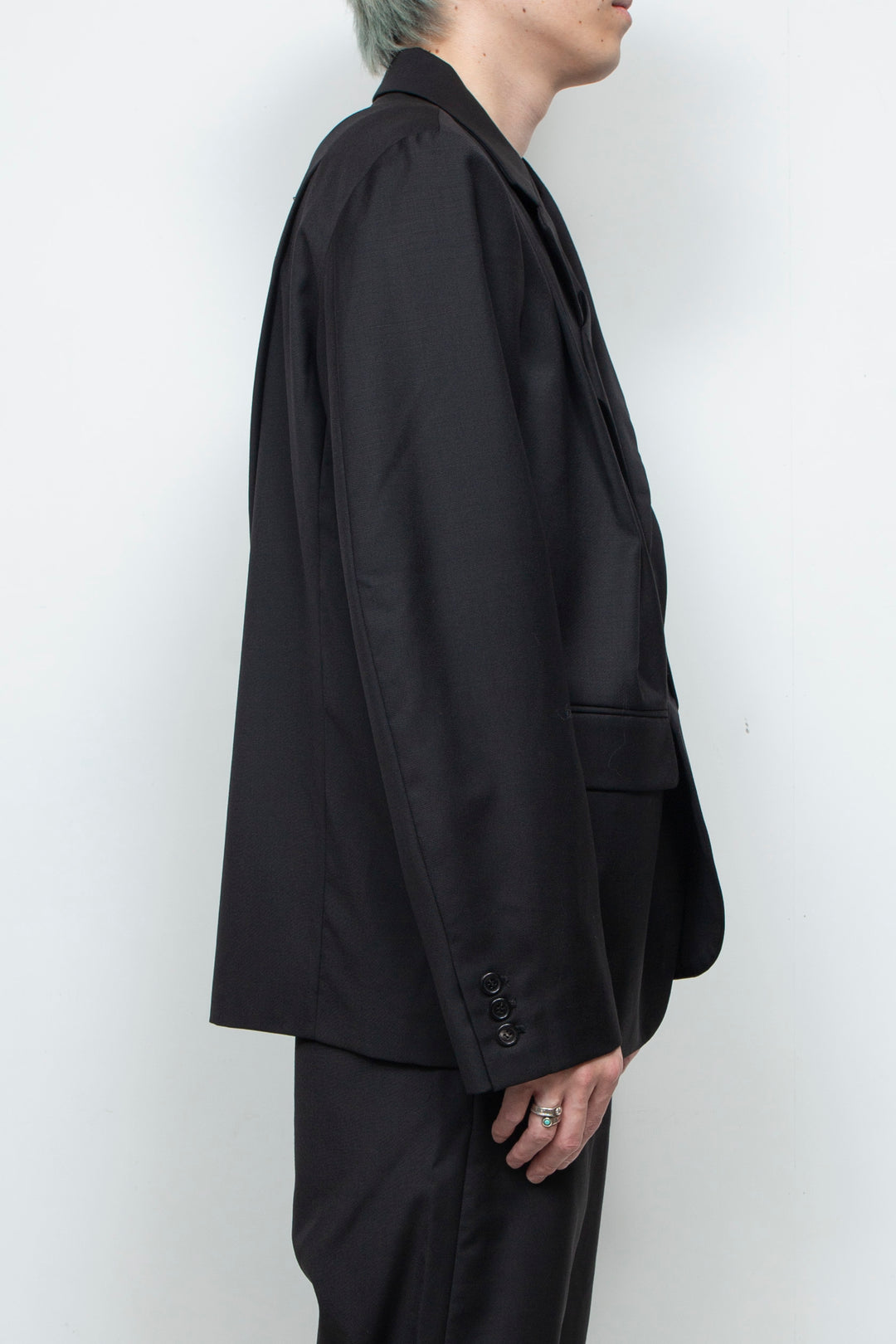 タックデザインジャケット Black
