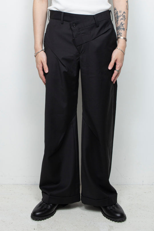 タックデザインスラックス Black